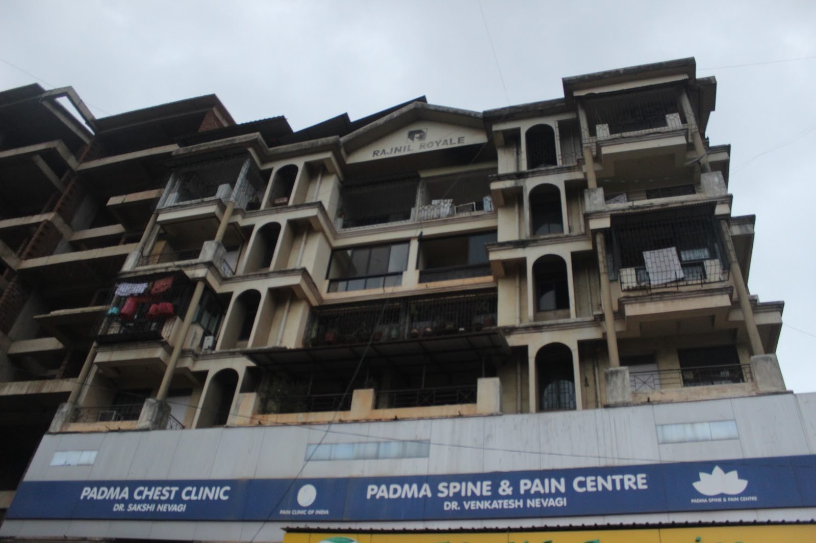 Exterior of the Pain Clinic of India branch in Margao, Goa