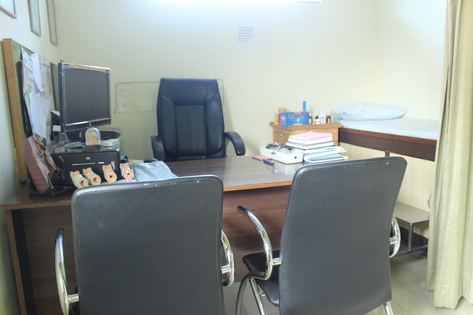Consulting desk at the Pain Clinic of India Goa branch