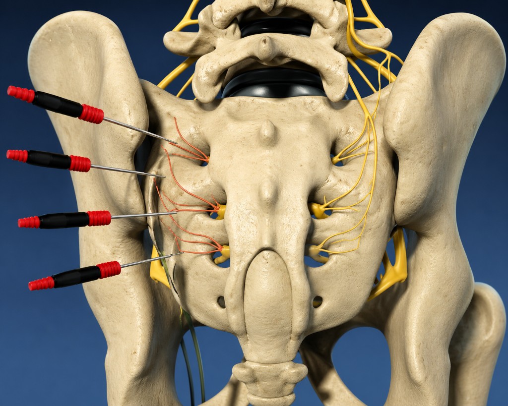 Sacroiliac radiofrequency ablation model